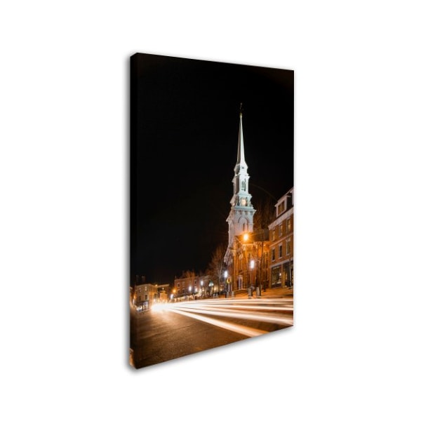 Michael Blanchette Photography 'Congress St Night' Canvas Art,22x32